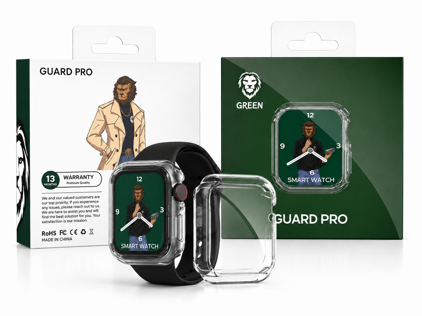 گلس گارد واچ guard pro سایز ۴۵ 