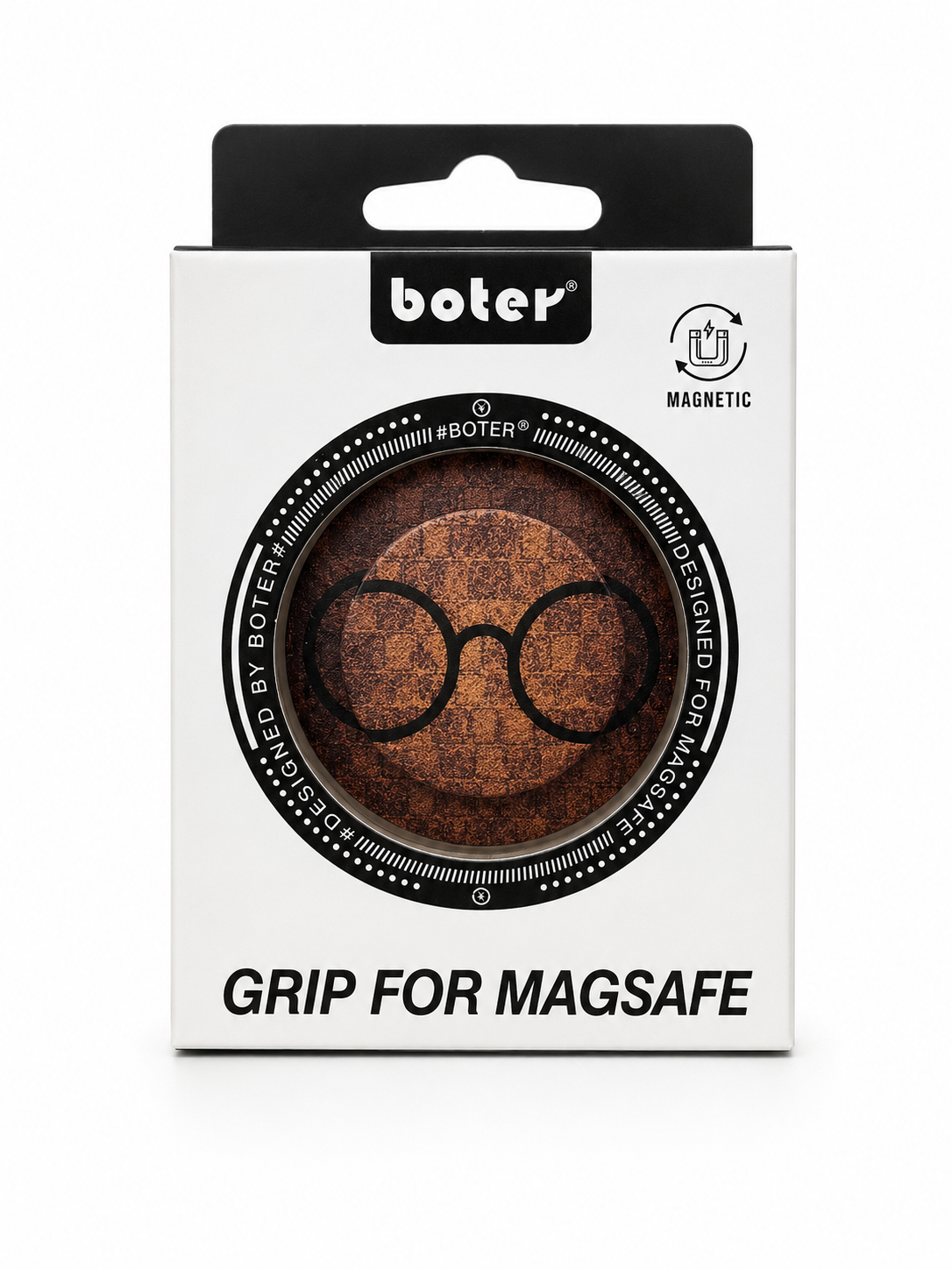 پاپ سوکت boter magnetic phone grip طرح Glasses Design