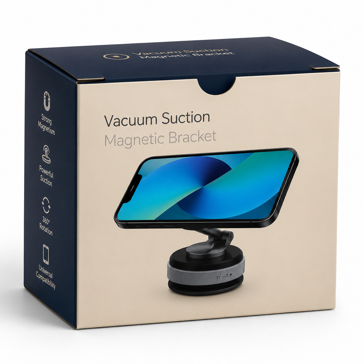 پایه نگهدارنده مغناطیسی وکیوم ساکشن Magnetic Vacuum Phone Mount