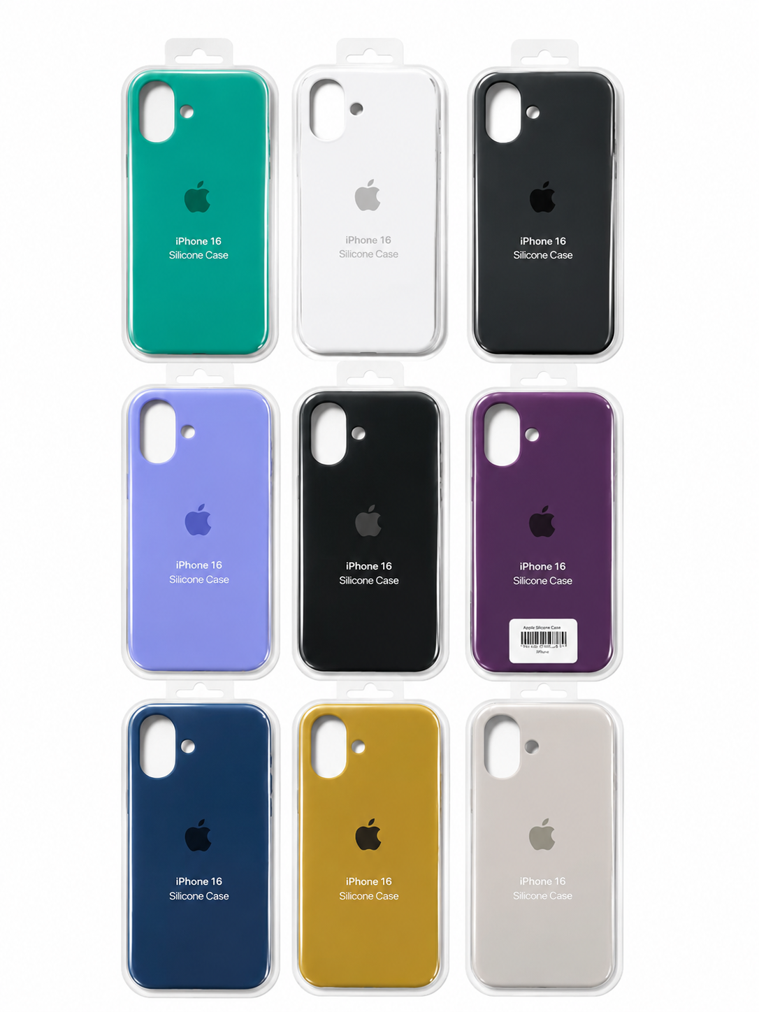 قاب سیلیکونی iPhone 16  زیربسته 